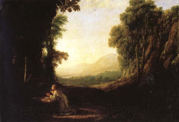 Claude Lorrain Landscape with a the Penitent Magdalen Germany oil painting art